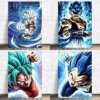 Peinture sur toile de Goku Vegeta
