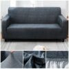 housse de canapé extensible à motifs croisés pour canapé, set entier pour sofa