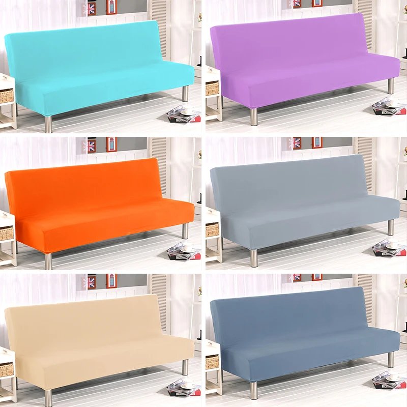 Accoudoirs clic clac housse — housse clic clac de canapé-lit sans accoudoirs, 21 couleurs unies | home20.fr