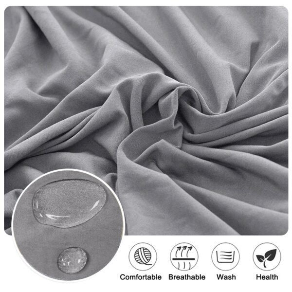 Housse clic clac de canapé-lit imperméable sans accoudoir élastique housse de canapé