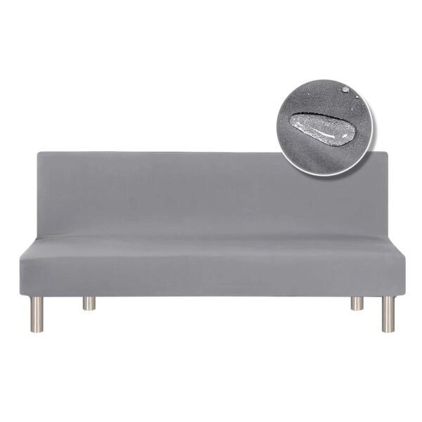 Housse clic clac de canapé-lit imperméable sans accoudoir élastique housse de canapé