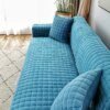 Housse clic clac de canapé épaisse et douce en peluche