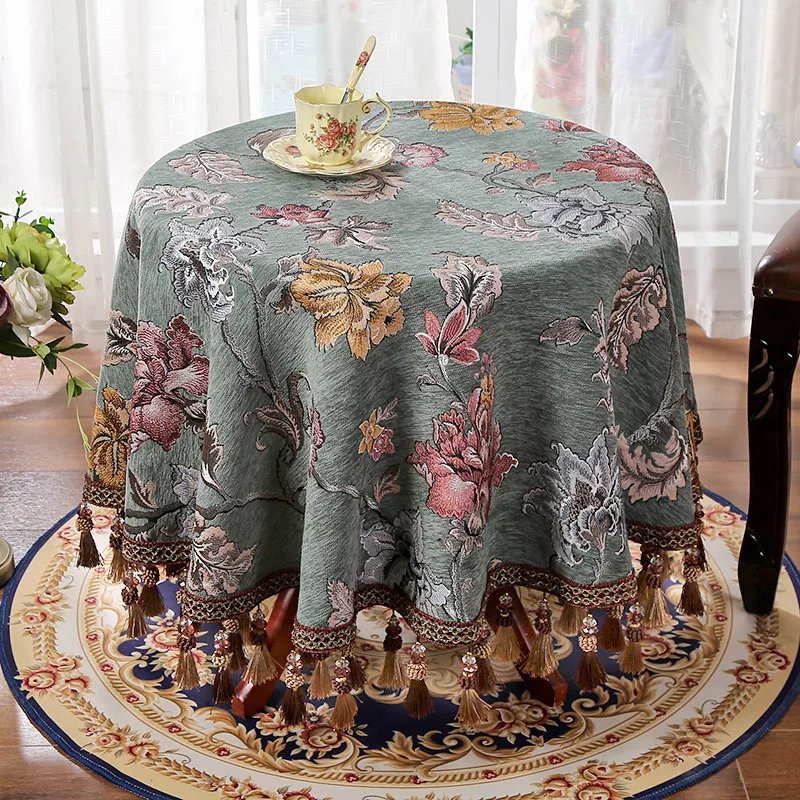 Nappe de table rectangulaire en satin, polyester l