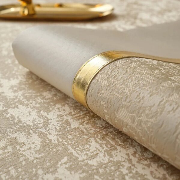 Housse de canapé épaisse, bord doré, antidérapante, moderne, décoration pour salon