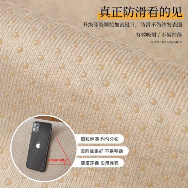 Housse de canapé en cuir de luxe, nordique, moderne