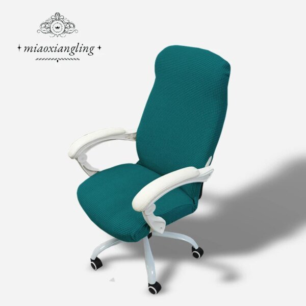 housse de chaise pivotante ,Accoudoir intégré pour dossier d'ordinateur,