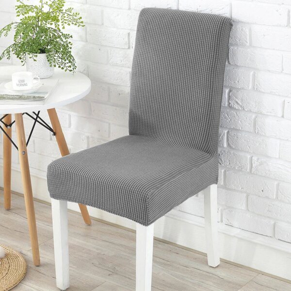 Housse de chaise en tissu jacquard, couvre-siège de taille universelle