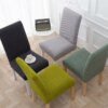 Housse de chaise en tissu jacquard, couvre-siège de taille universelle