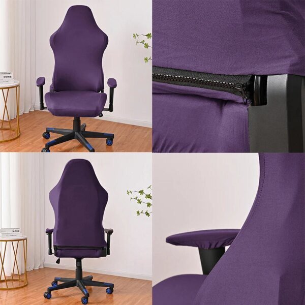 Housse de chaise de bureau en Spandex, couvre-chaise de jeu