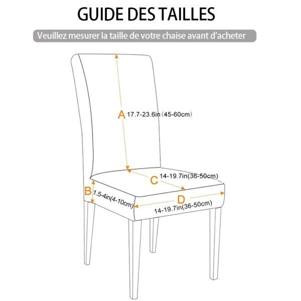 49784-30356c.jpg Housse de chaise en tissu élastique Spandex pour salle à manger