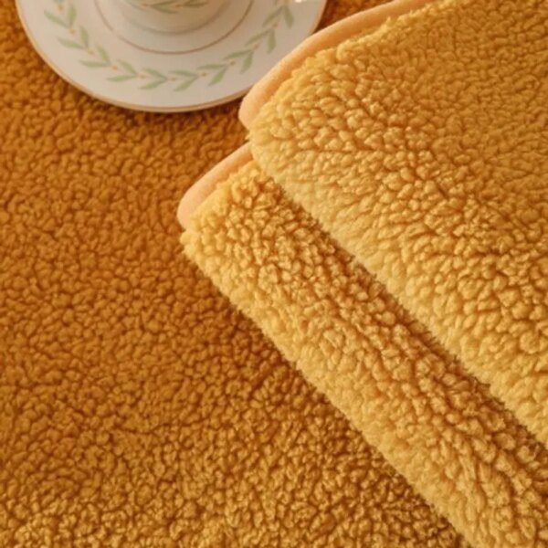 Housse de canapé Serviette de canapé matelassée épaisse en velours d'agneau