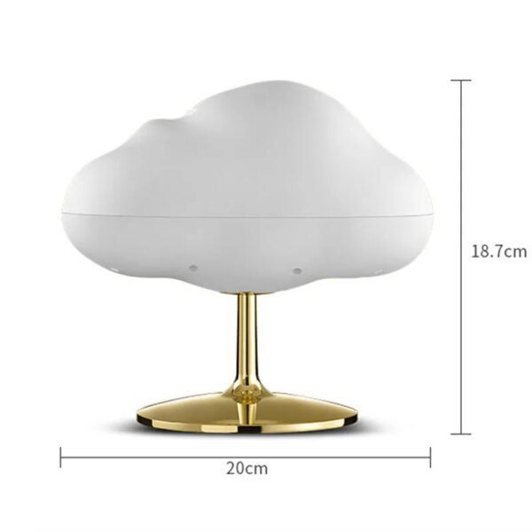 lampe de chevet d'aromathérapie avec humidificateur et nuage