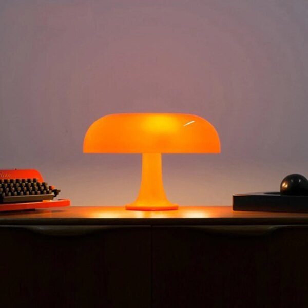 lampe forme champignon , Décoration de Bureau Moderne et Minimaliste