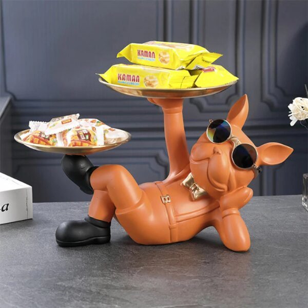 figurine bouledogue français ,accessoires de décoration intérieure
