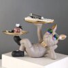 figurine bouledogue français ,accessoires de décoration intérieure