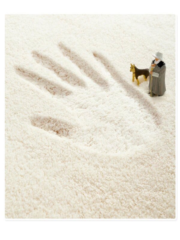 Housse de canapé en peluche douce, couleur unie