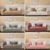 Housse de canapé de coussin de canapé en velours, antidérapante