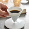 Tasse à Expresso INS Light Luxe – Porcelaine Type Cône