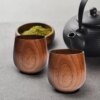 Tasse en Bois Naturel d’Épicéa – Fait Main, Style Authentique