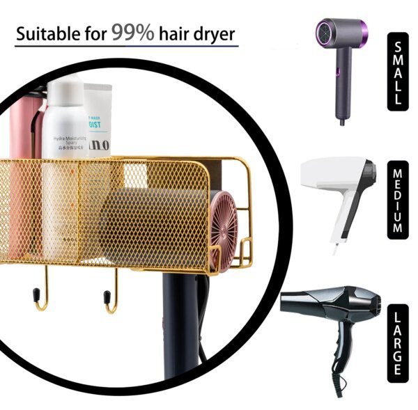 Panier de rangement nordique en métal et fer pour stylos de maquillage