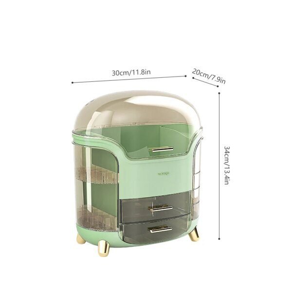 rangement maquillage cosmétiques, boîte de rangement de grande capacité