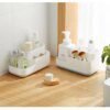 rangement maquillage, boîte de rangement pour salle de bain