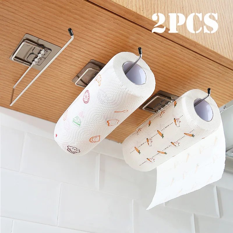 porte rouleau sopalin Suspendre, Porte Serviettes, Salles de Bain et Cuisine, Supports 1 ou 2 Pièces