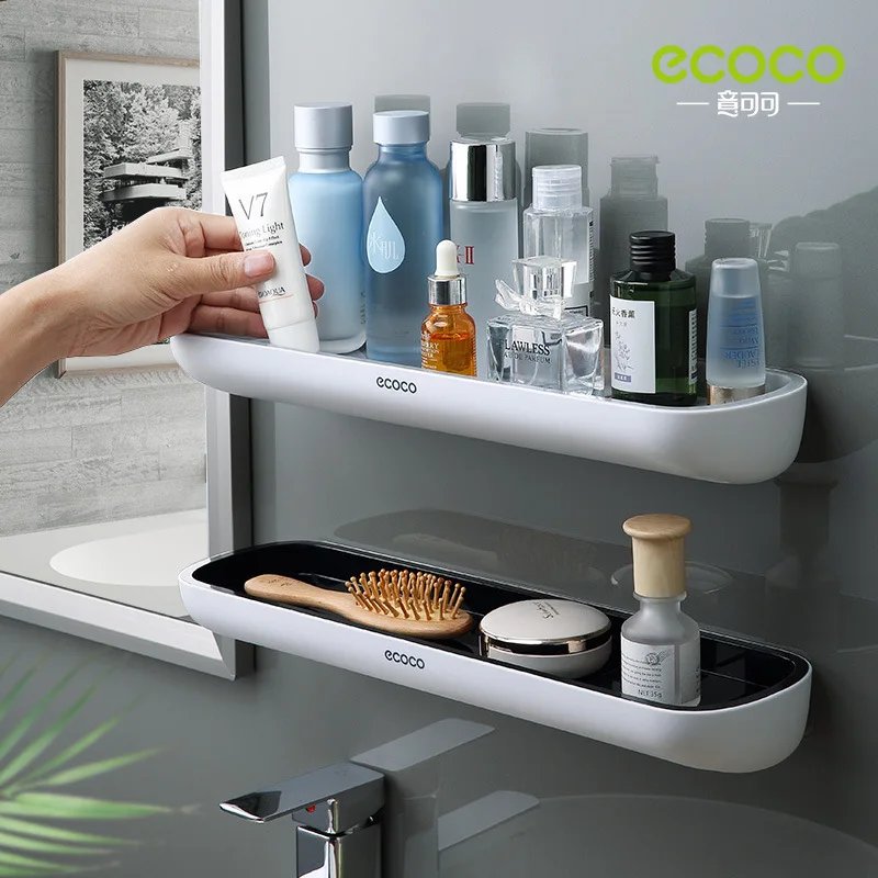 Étagère Murale Salle de Bain avec Barre à Serviettes – Organisation