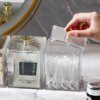 rangement douche multifonction pour coton tiges cosmétiques bijoux
