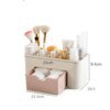 rangement maquillage en plastique acrylique avec tiroir, organisateur de maquillage