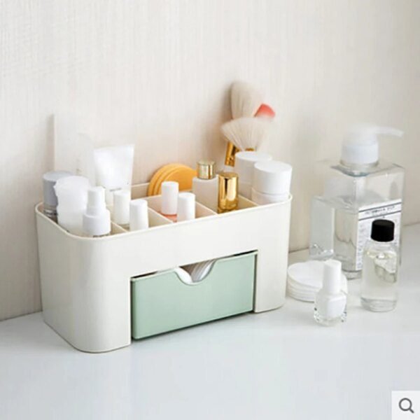 rangement maquillage en plastique acrylique avec tiroir, organisateur de maquillage