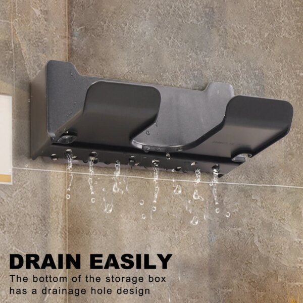 etagere salle de bain pour sèche-cheveux Dyson