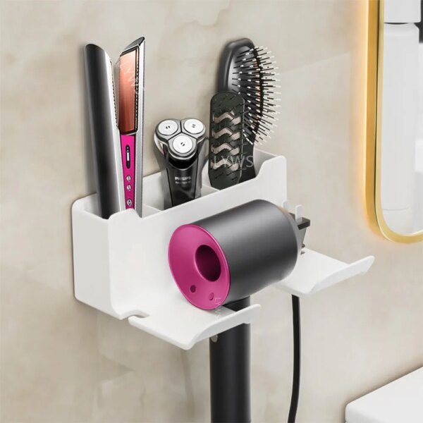 etagere salle de bain pour sèche-cheveux Dyson