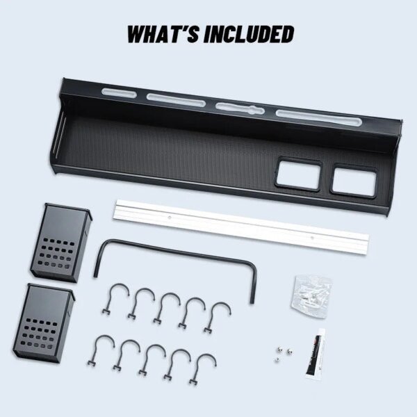 Etagere de cuisine polyvalente en aluminium