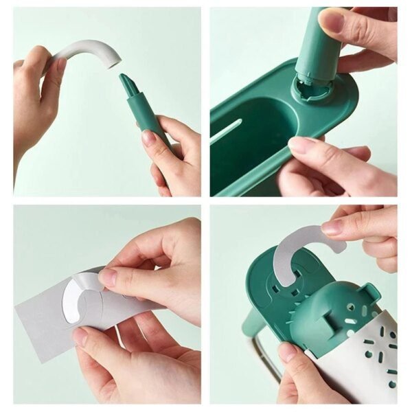 Évier de cuisine, etagere télescopique, égouttoir