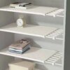 Etagere de rangement réglable, organisateur de placard, étagère murale, support d'armoire