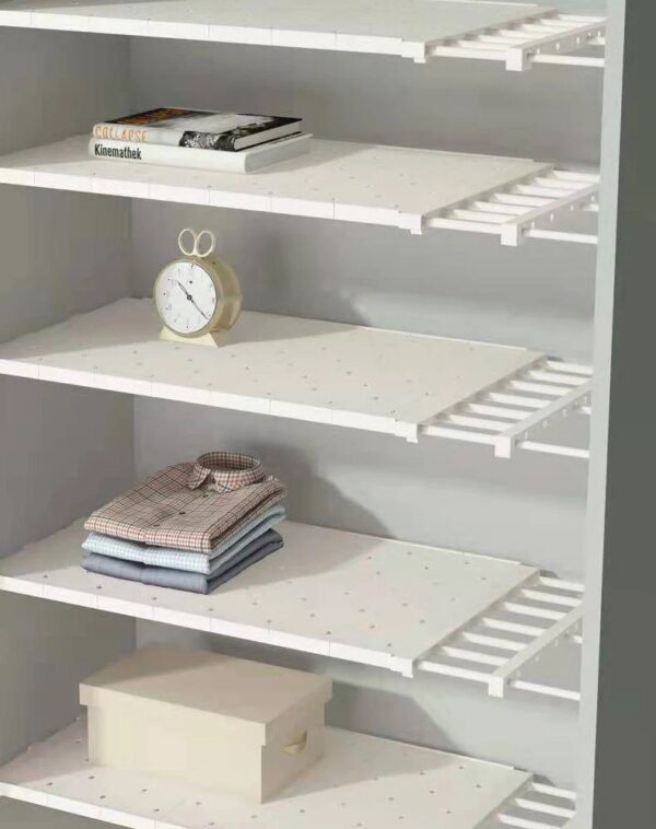 Etagere de rangement réglable, organisateur de placard, étagère murale, support d'armoire