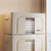 boite de rangement pliable en tissu