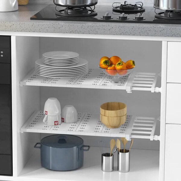 Étagère de rangement de garde-robe réglable, étagère de placard de vêtements