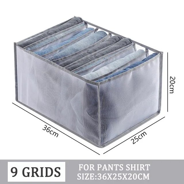 Gray9grids36X25X20cm