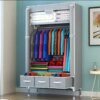 Armoire en tissu Non tissé, placard à café, Portable