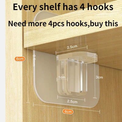4pcs hooks