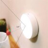 Lampe Led ronde rechargeable USB avec détecteur de mouvement, veilleuse