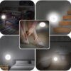 Lampe Led ronde rechargeable USB avec détecteur de mouvement, veilleuse