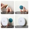 Lampe Led ronde rechargeable USB avec détecteur de mouvement, veilleuse