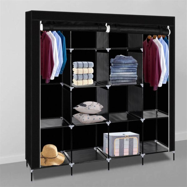 armoire tissu non tissé, armoire de rangement pour vêtements