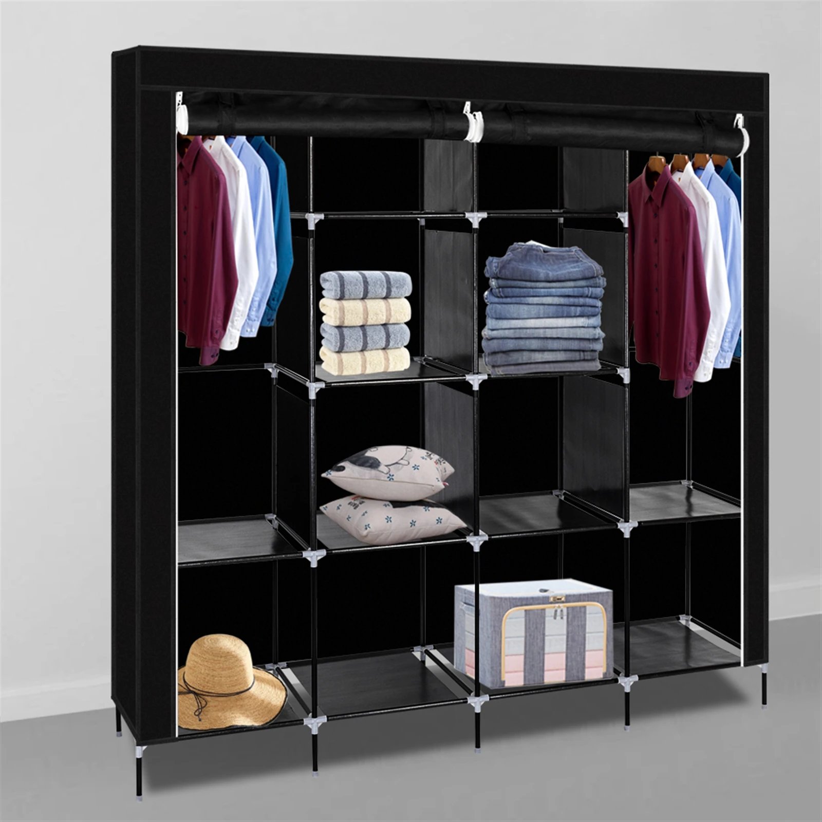 armoire tissu non tissé, armoire de rangement pour