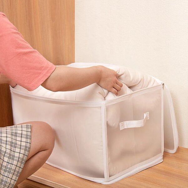 Boite de rangement pliable de grande capacité pour chambre à coucher