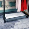 Sac de rangement sous le lit pour couette, grande boîte de rangement non tissée avec fermeture éclair