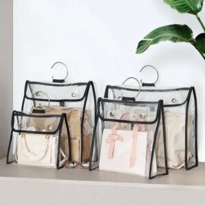 Sac à main Transparent en PVC pour femmes, anti-poussière